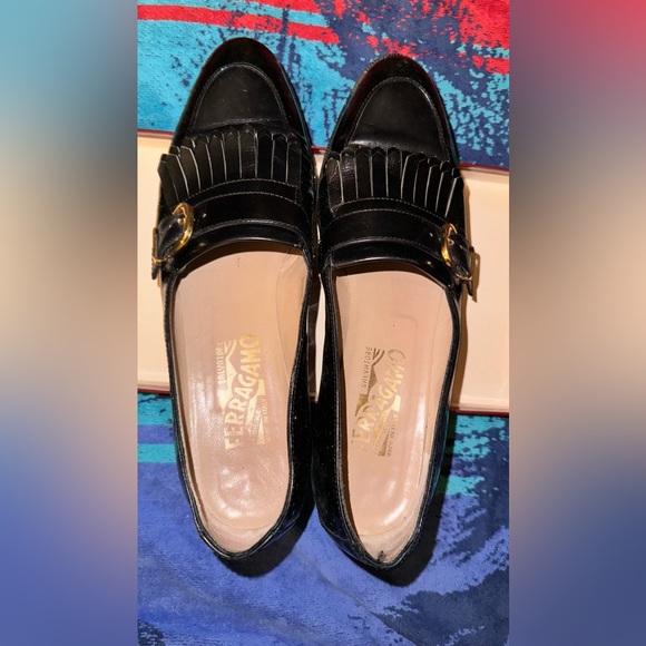 1950s-1960s Salvatore Ferregamo Quaker Oxford Dress Up Shoes - Picture 6 of 16